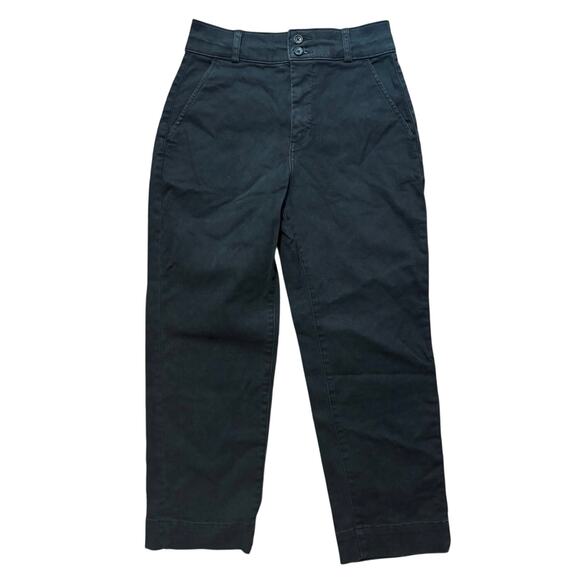 NWOT Everlane The Organic Straight Leg Pant In Black Size 4 - Picture 3 of 8